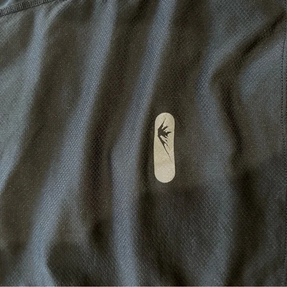 Asics Black and Green MotionDry Top - Picture 5 of 5